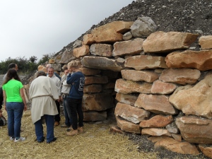 The entrance to the new long barrow