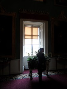 The sun spilling into the Painting Room.